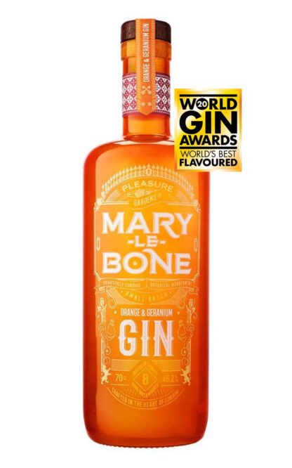 Award-winning Mary-le-Bone Orange and Geranium Gin