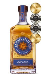 Award winning Samuels Gelston's Single Malt Irish Whiskey