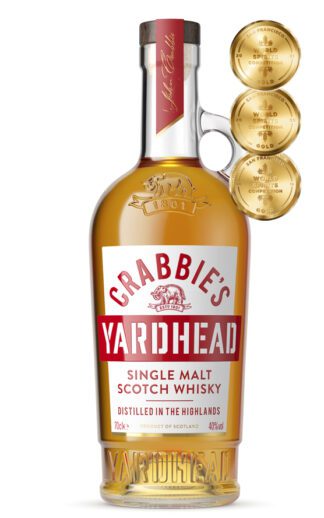 Award winning Crabbie's Yardhead Single Malt Scotch Whisky
