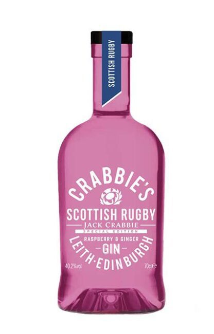 Crabbie's Scottish Rugby Raspberry & Ginger Pink Gin