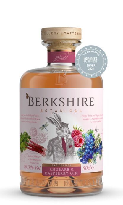 Award winning Berkshire Botanical Rhubarb & Raspberry Gin
